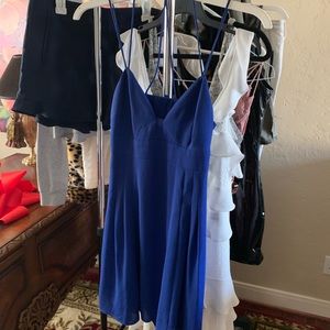 Express blue dress! SOOO FLATTERING!!!